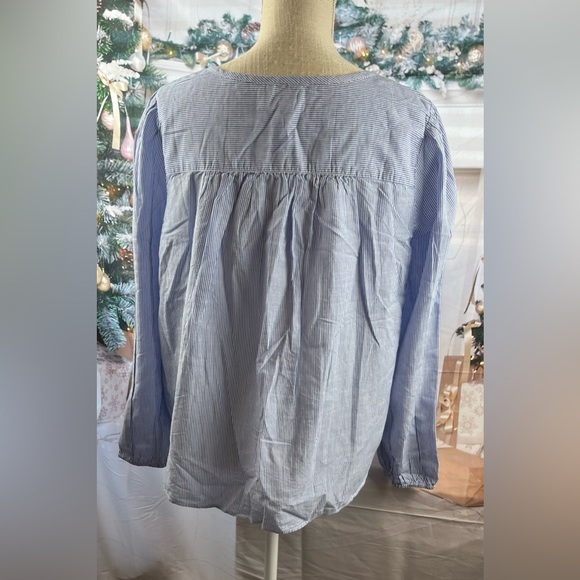 Lucky Brand Size:XL Top  Long Sleeve Button Down 100% Cotton - Picture 2 of 11
